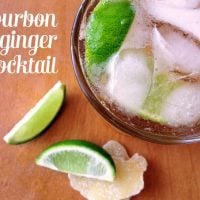 Bourbon + Ginger Cocktail