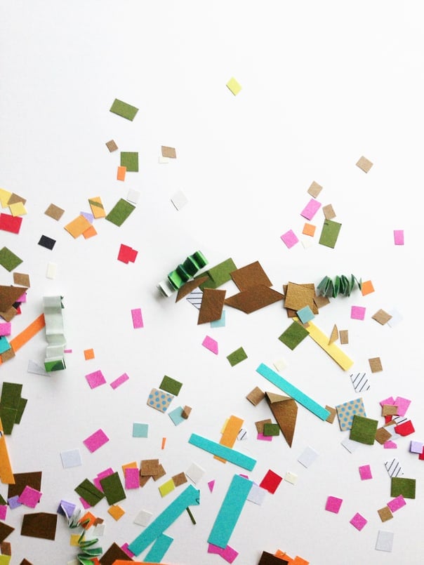 DIY Recycled Confetti » Feast + West