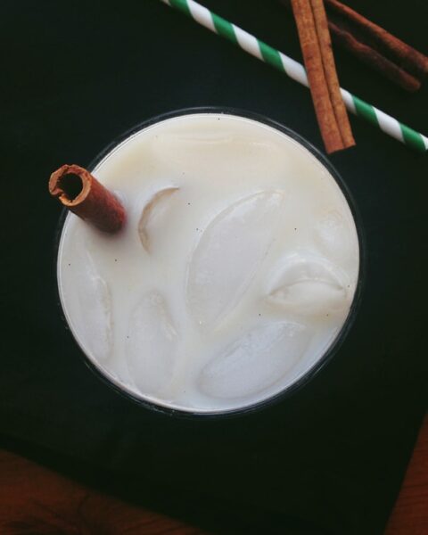 Oat-chata (horchata made with oats) from 'OATrageous Oatmeals' by Kathy Hester // Feast + West