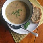 Creamy Mushroom Soup // Feast + West