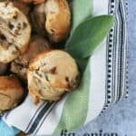 Fig, Onion + Honey Muffins // Feast + West