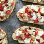 Open-Faced Margherita Sandwiches with @labreabakery // Feast + West