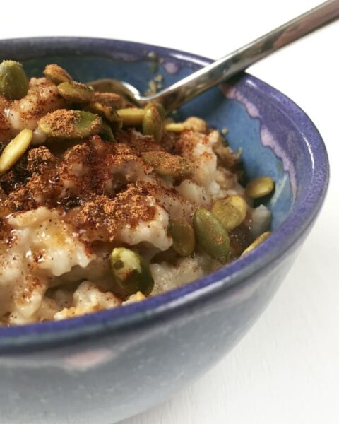 Pumpkin Spice Oatmeal // Feast + West