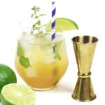 This Kombucha Mojito is a minty and slightly sour version of the classic sipper. Made with all-natural fermented tea, this cocktail packs a real tangy punch. (via feastandwest.com)