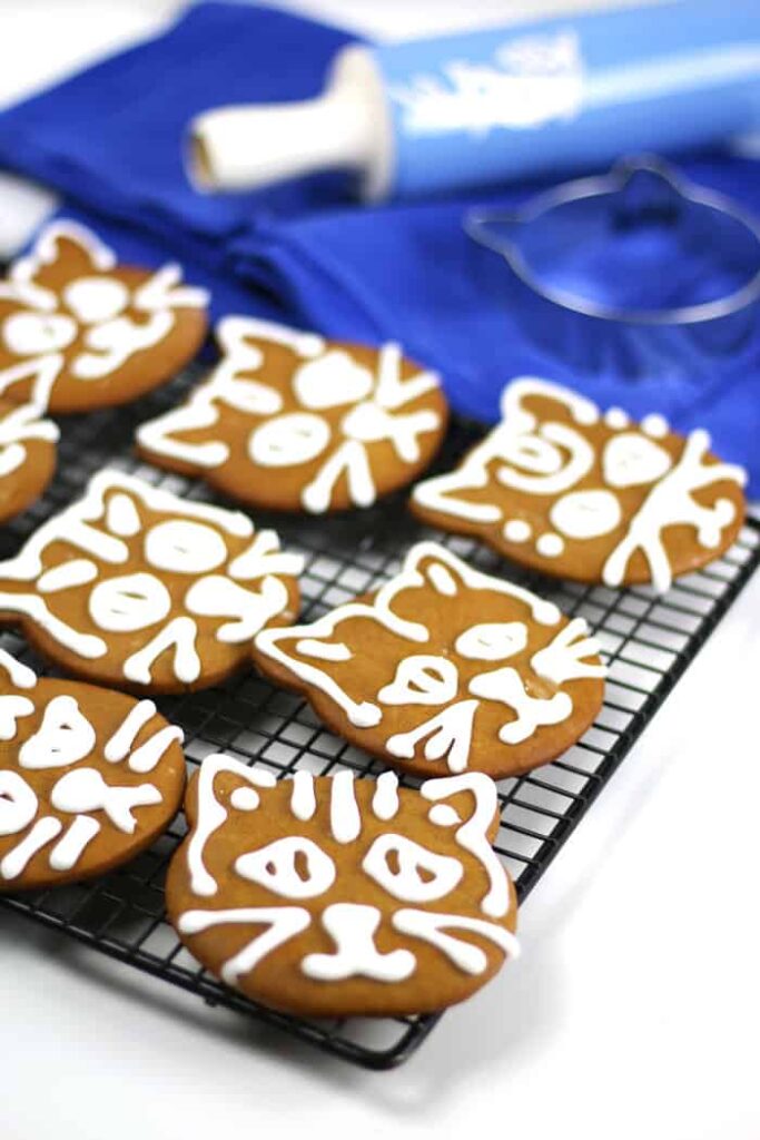 Cardamom Ginger Cat Gingerbread Cookies Feast + West