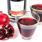 Say cheers with a Sparkling Pomegranate Port Wine Cocktail! This rutilant drink marries the sweetness of Port wine with tart pomegranate and a hint of orange flavor, topped with a bit of bubbly champagne. (via feastandwest.com)