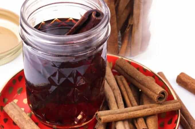 Homemade Cinnamon Whiskey fills you with the warmth of bourbon and spices. Now you can make your own spiced whiskey and control the amount of spice and ingredients. (via feastandwest.com)
