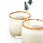 cinnamon white Russian on a white background