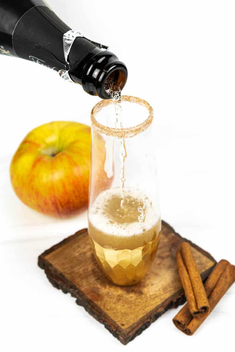 Frozen Apple Cider Mimosa - Bonappeteach