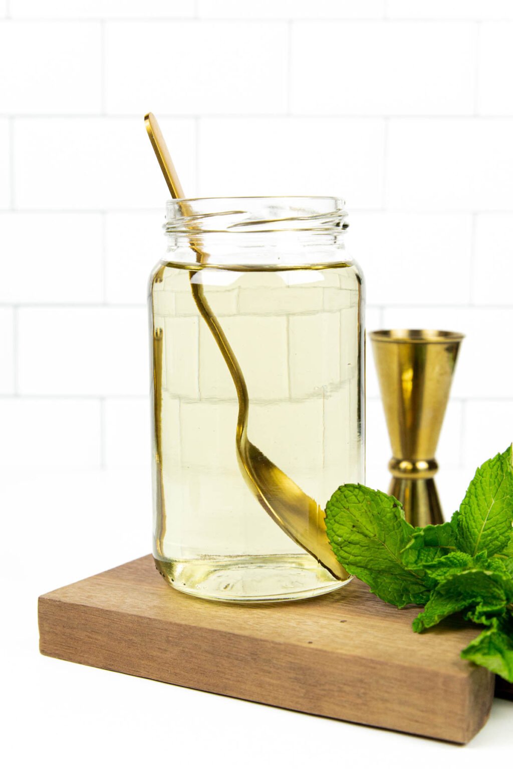 Easy Mint Simple Syrup (Great for Drinks) Feast + West