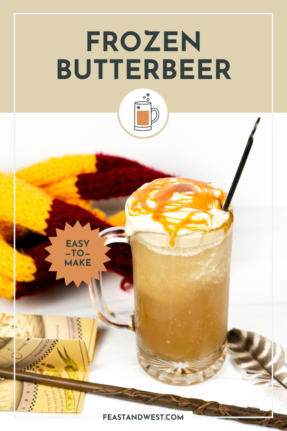 Harry Potter Boozy Frozen Butterbeer Feast + West