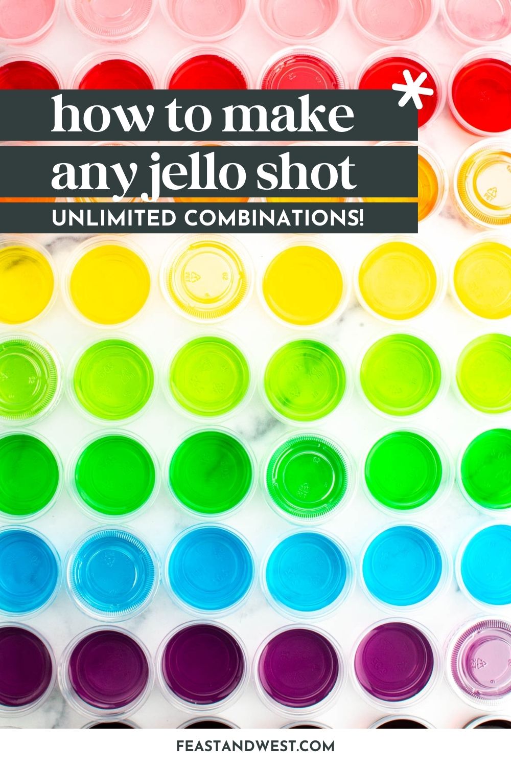 How to Make Jello Shots with Unflavored Gelatin Feast + West