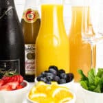 a mimosa bar for a party