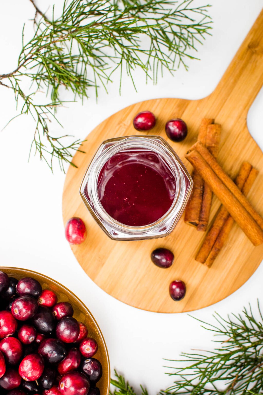 Cranberry Simple Syrup (For Cocktails & Drinks) Feast + West