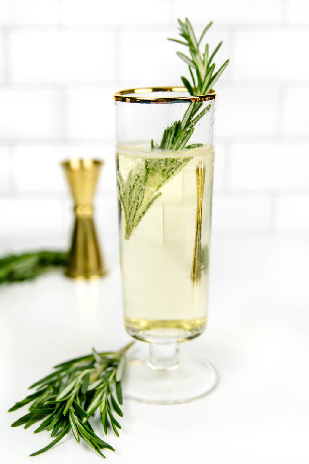 Rosemary Champagne Cocktail Feast + West