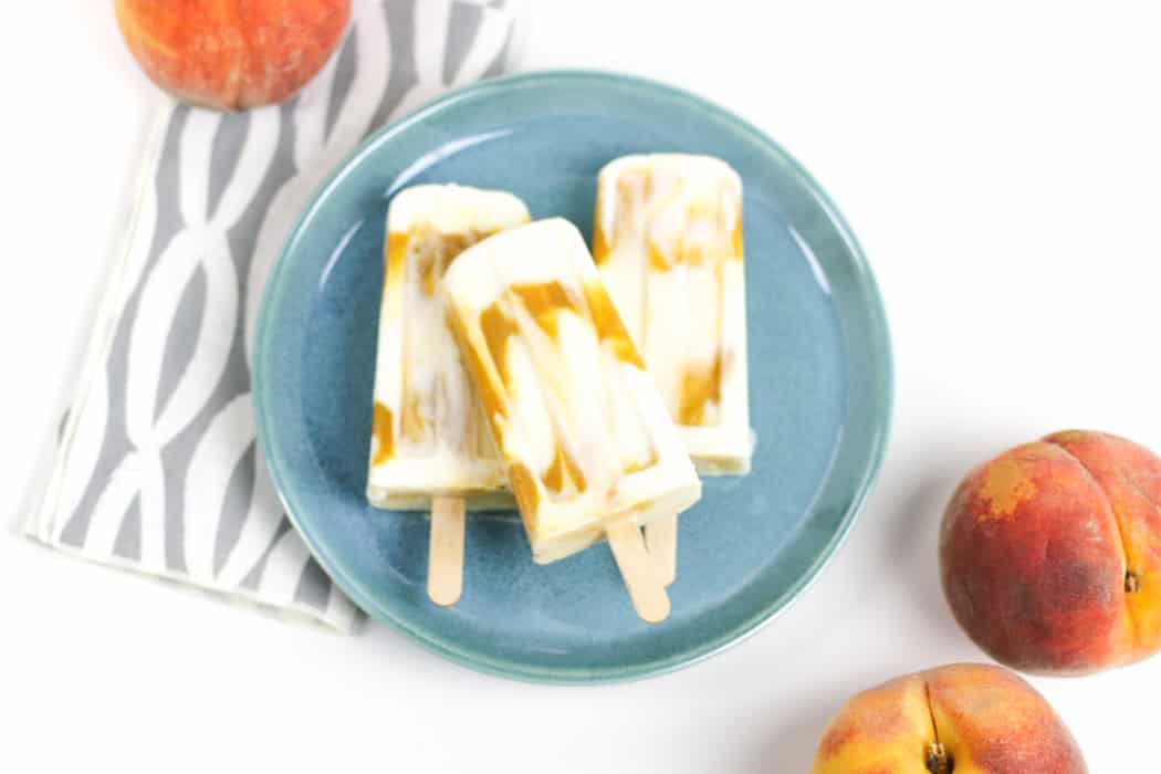 Peach Popsicles