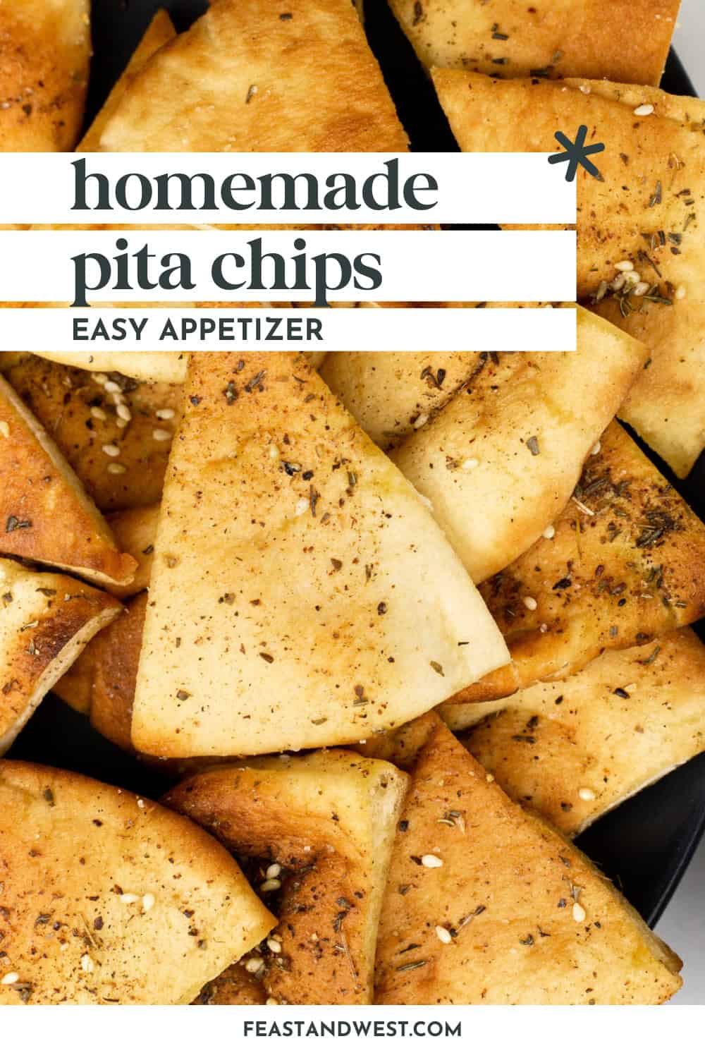 Easy Homemade Pita Chips (with Za'atar Seasoning) Feast + West