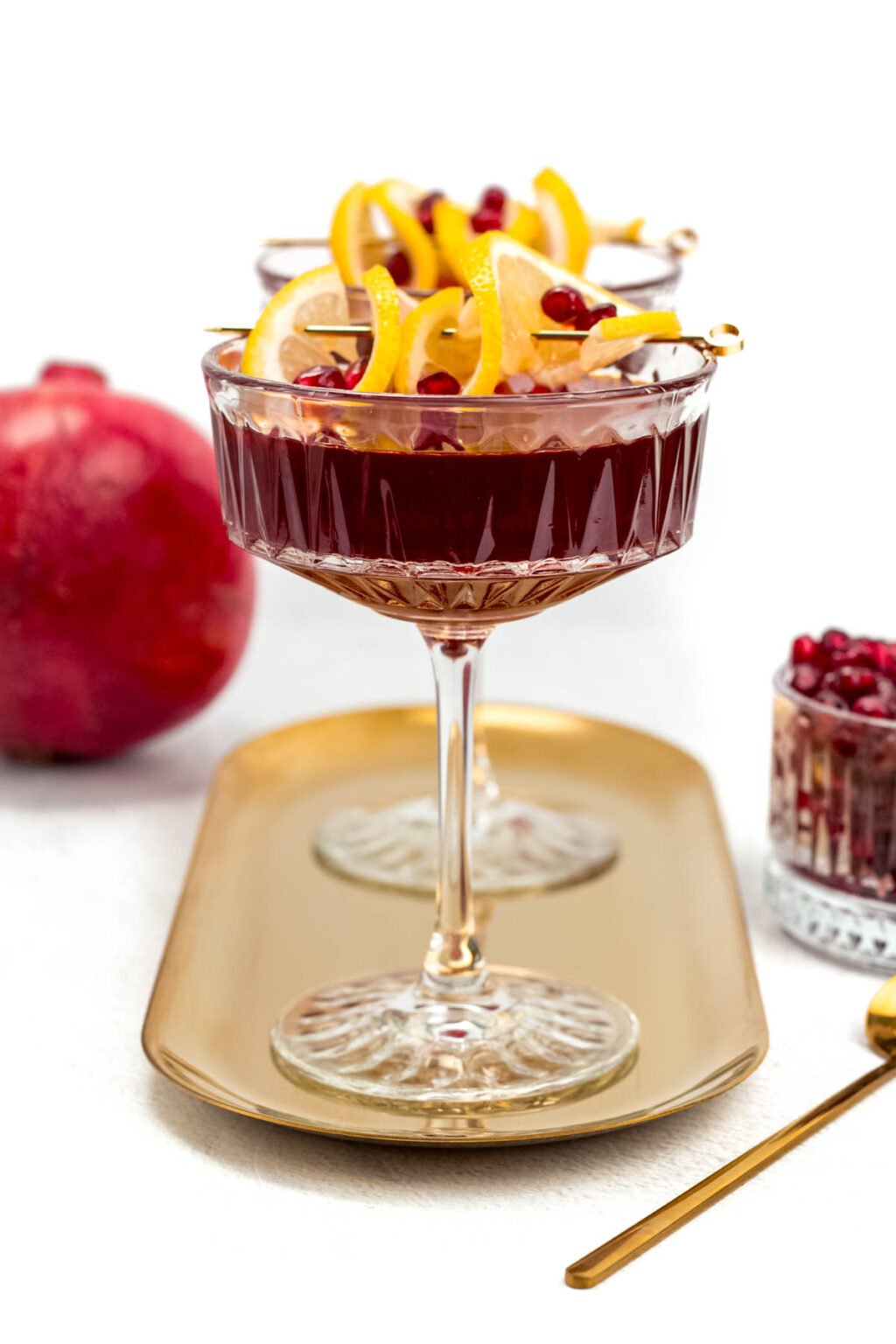 Easy Pomegranate Martini Recipe Feast + West