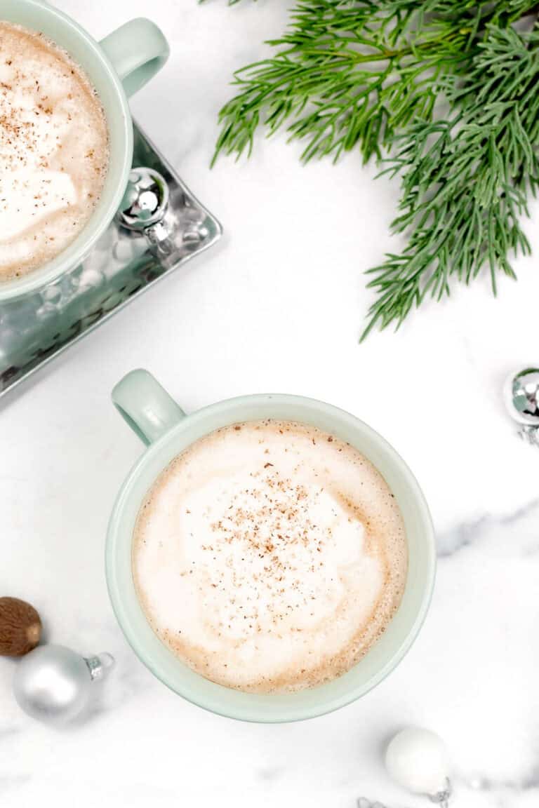 Homemade Eggnog Latte (Starbucks Copycat Recipe) Feast + West
