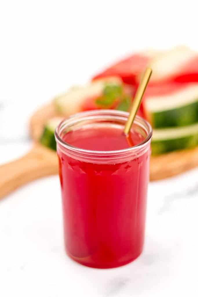 Watermelon Rind Syrup Homemade Watermelon Syrup Recipe (For Drinks & Cocktails)