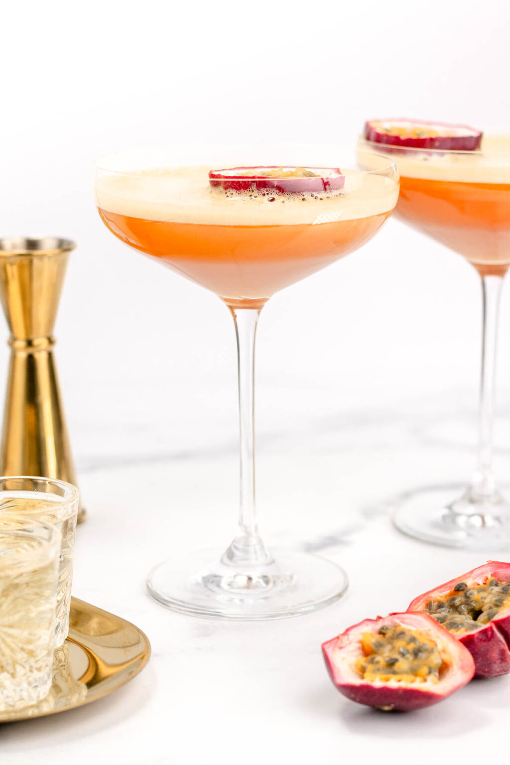 Passion Fruit Martini Cocktail Recipe | Feast + West