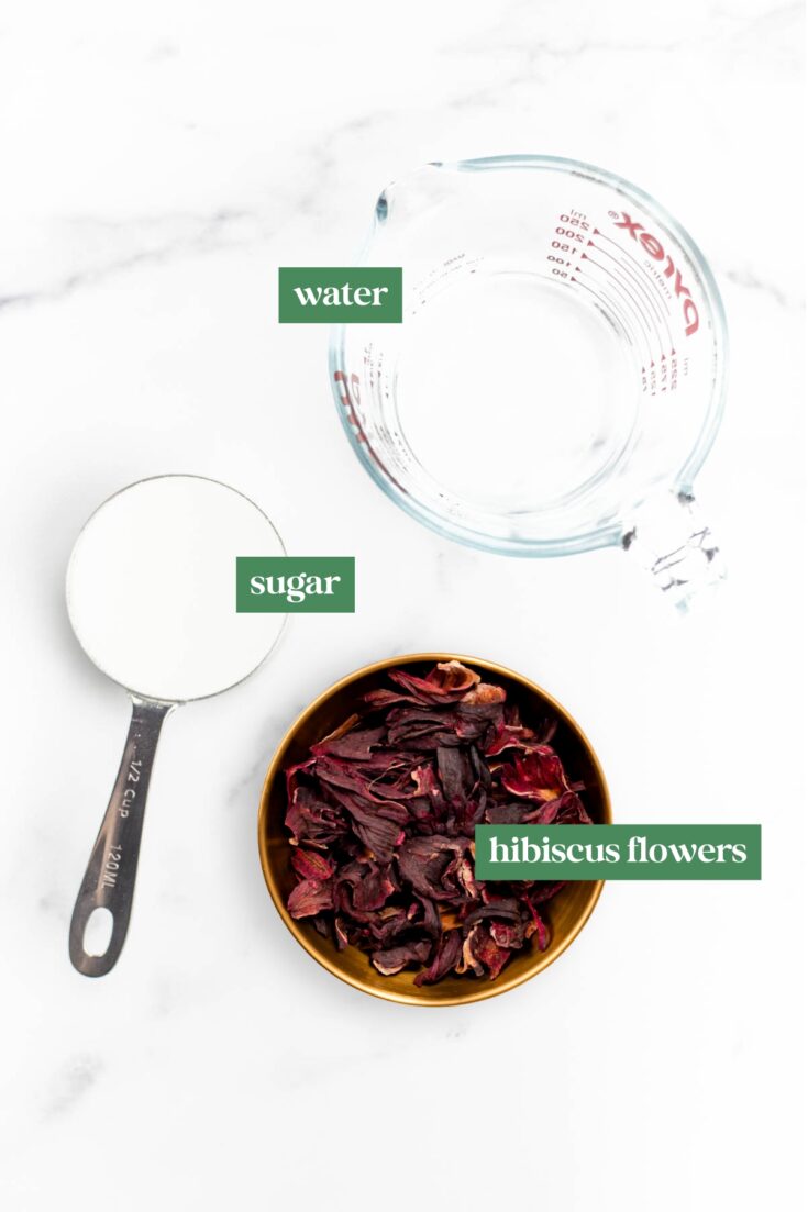Hibiscus Syrup