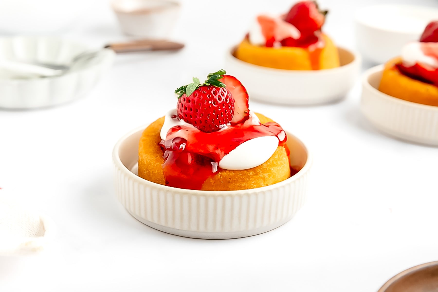 Easy, Single-Serving Mini Strawberry Shortcakes