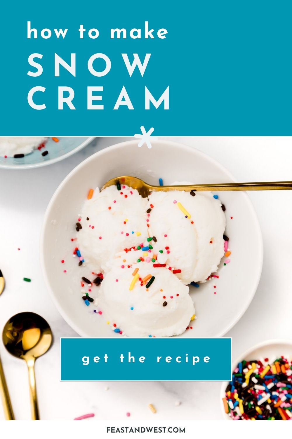 Easy Snow Cream Recipe — No Condensed Milk Needed