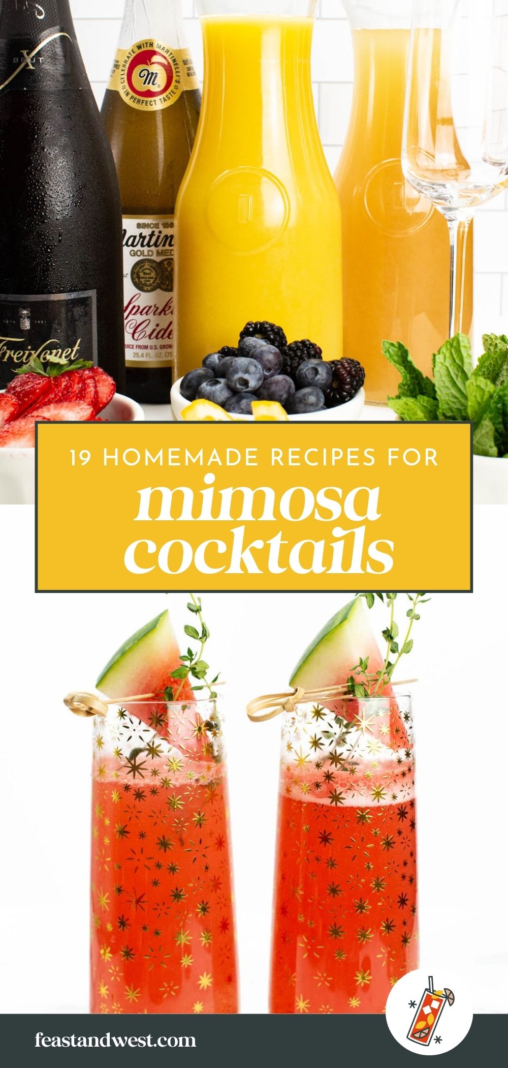 16+ Mimosa Recipes to Brighten Up Your Brunch Bar